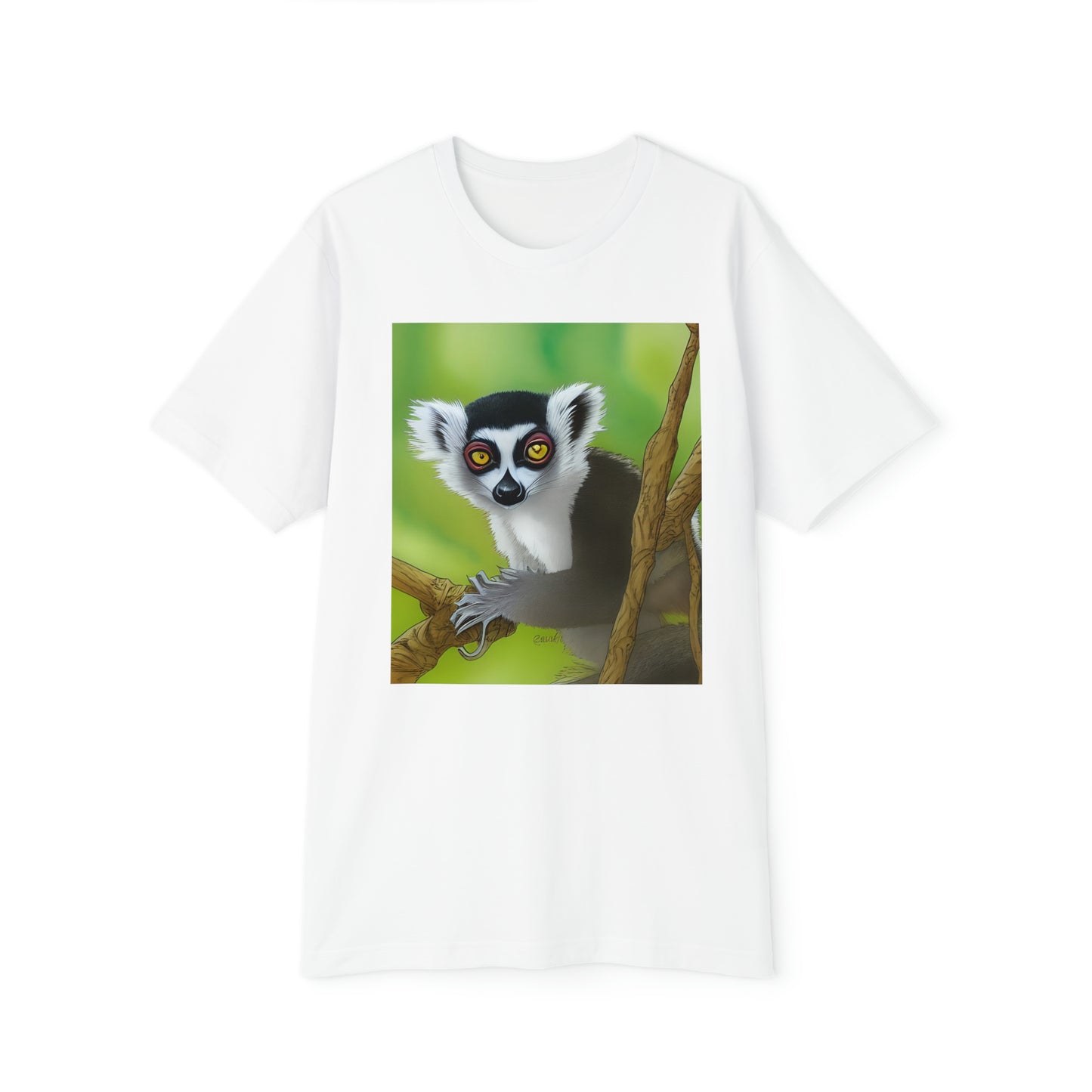 GoAyeAye Lemur Photo Men's Short Sleeve Pajama Set Printify