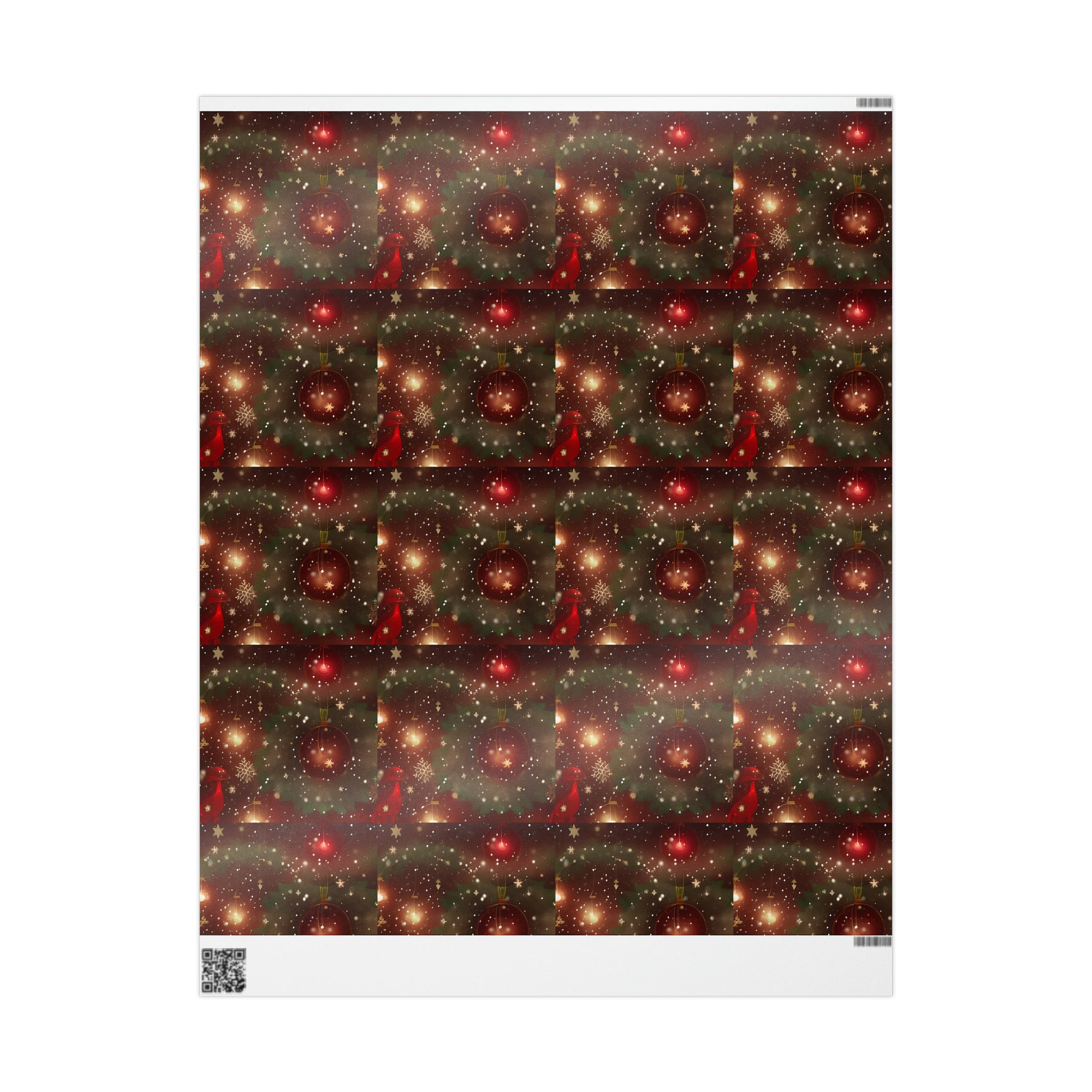 GoAyeAye Christmas Tree Pattern Wrapping Paper Printify