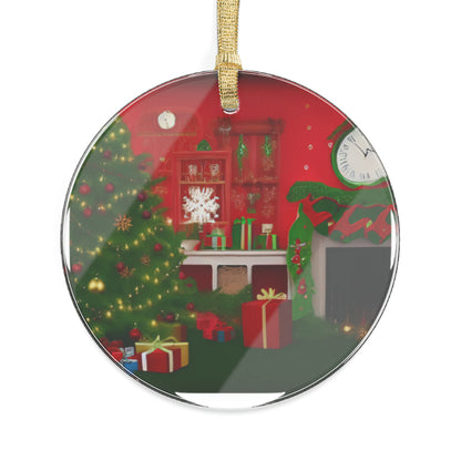 GoAyeAye Christmas Lounge Acrylic Ornaments Printify
