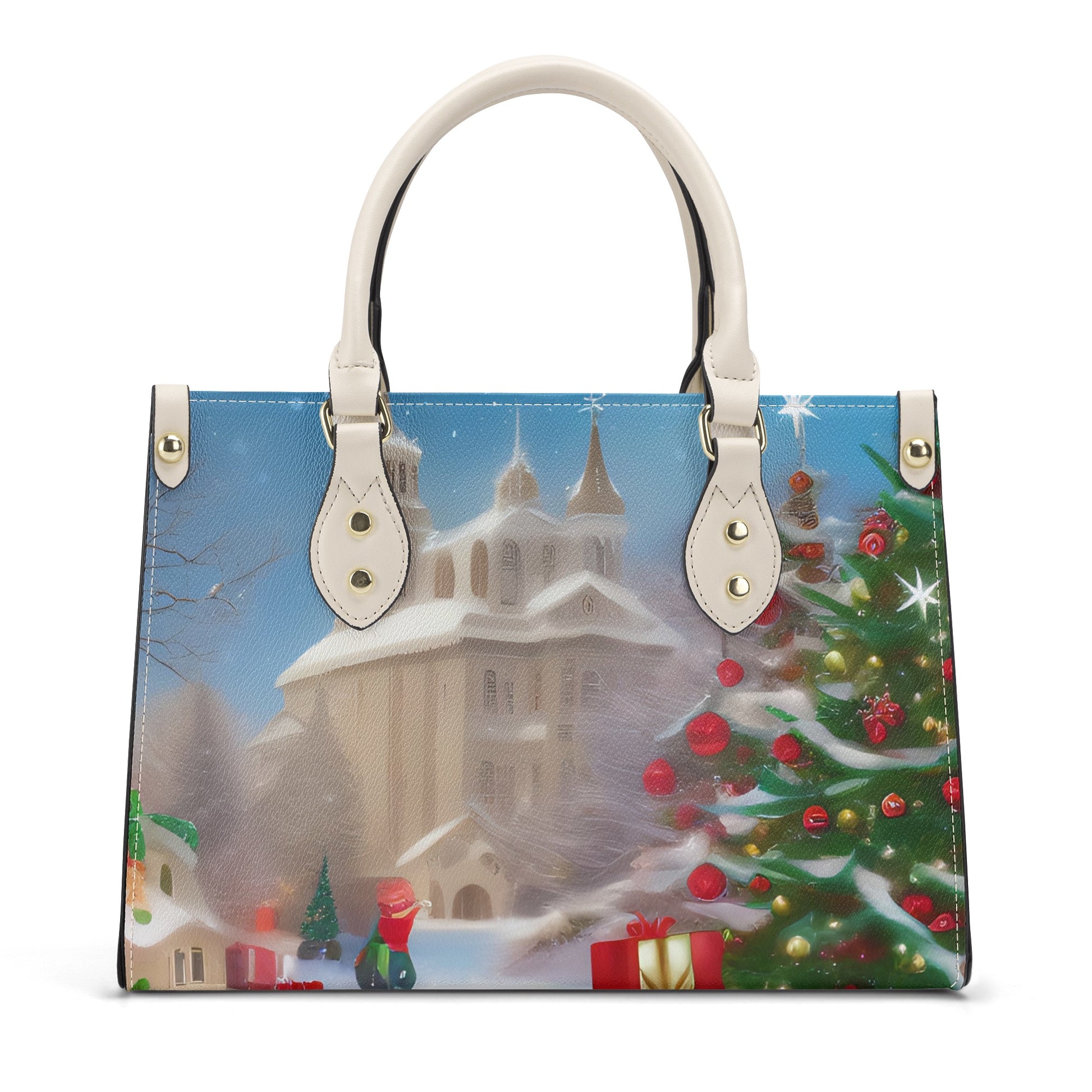 GoAyeAye Raising Christmas Spirit Luxury Women PU Handbag PopCustoms