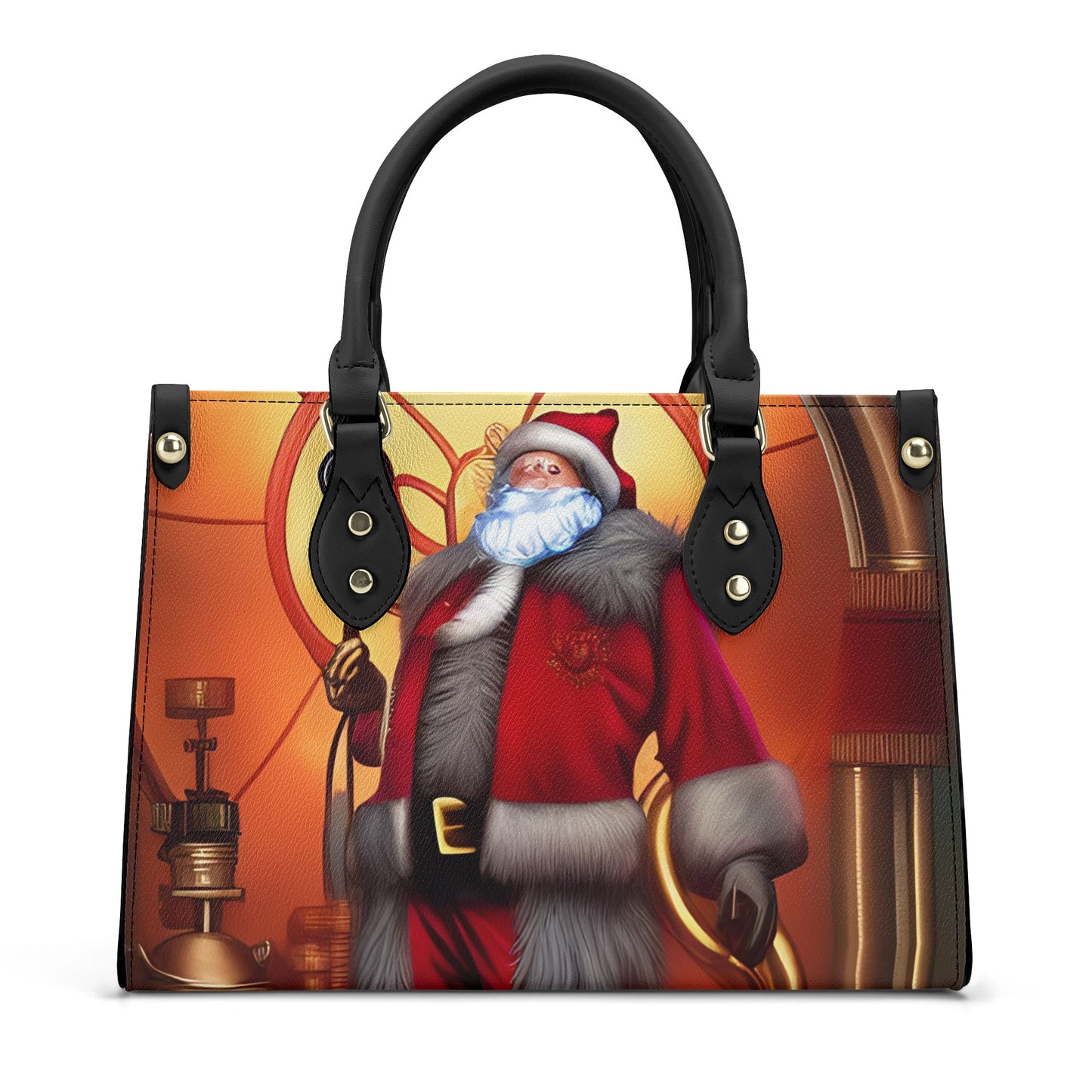 GoAyeAye Christmas Santa Claus Luxury Women PU Handbag PopCustoms