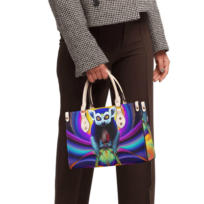 GoAyeAye Lemur Vibes Luxury Women PU Handbag PopCustoms