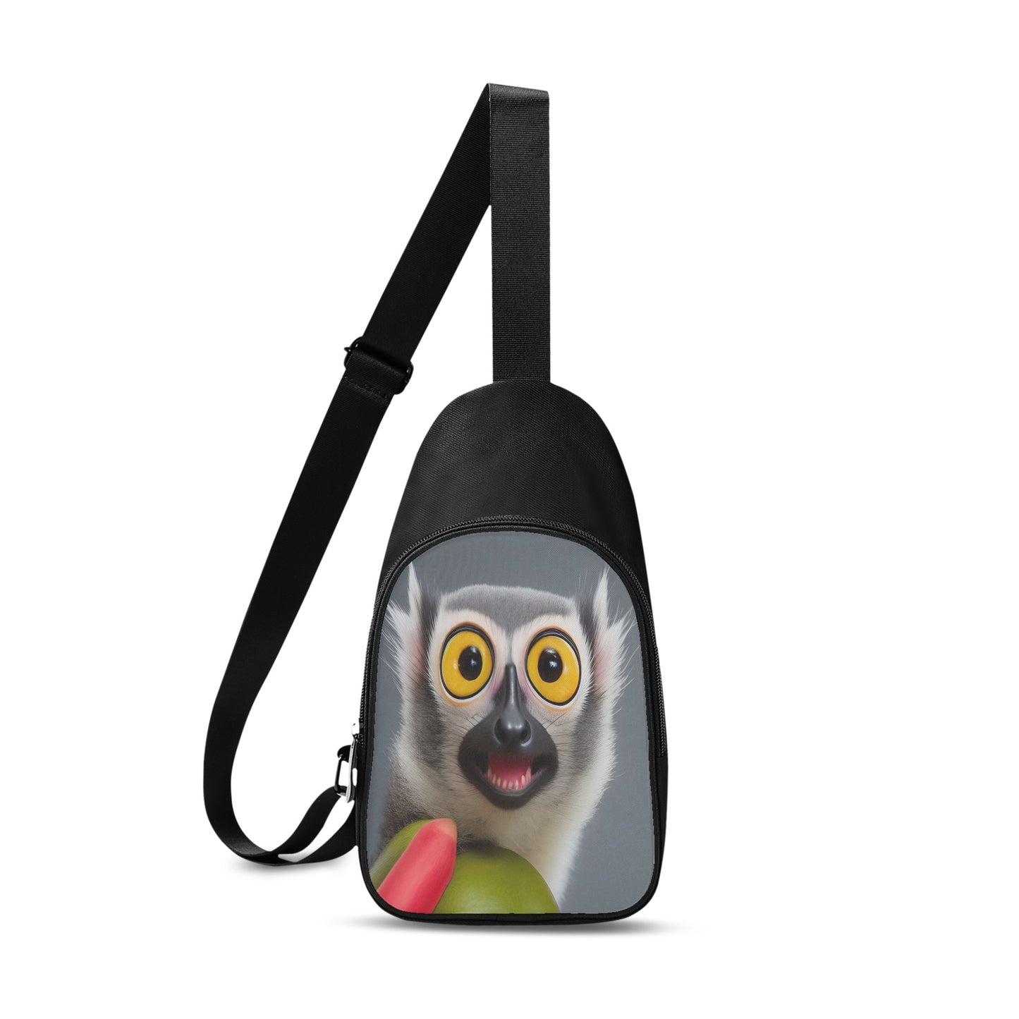 GoAyeAye Surprised Lemur Casual Chest Bags PopCustoms