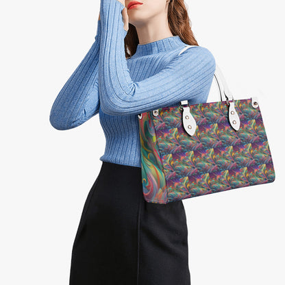 GoAyeAye Neon Glow Pattern Luxury Women PU Leather Handbag PopCustoms