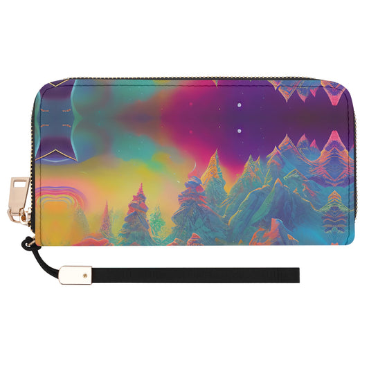 GoAyeAye Christmas Forest Lights Casual Clutch Wallet PopCustoms