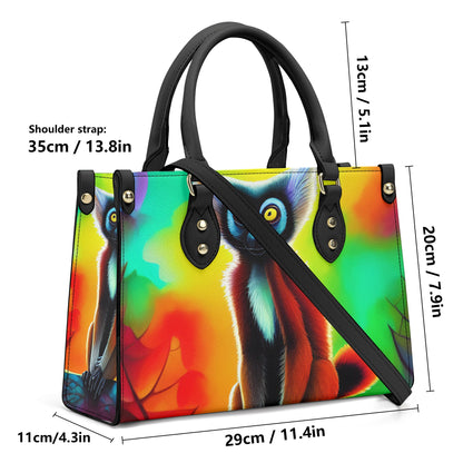 GoAyeAye Stand Out Lemur Luxury Women PU Handbag PopCustoms