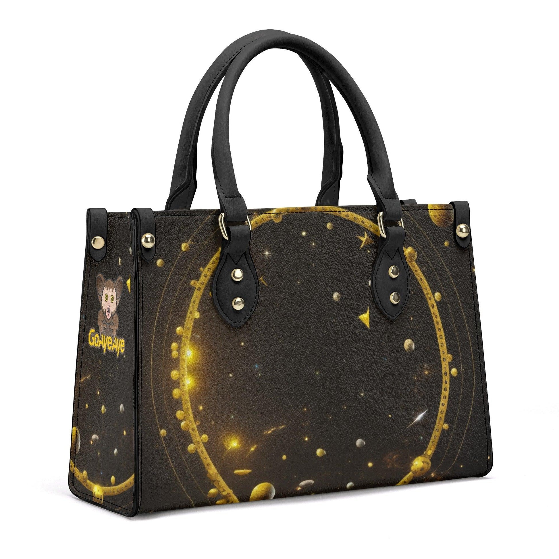 Luxury Golden Space Women PU Tote Bag - GoAyeAye