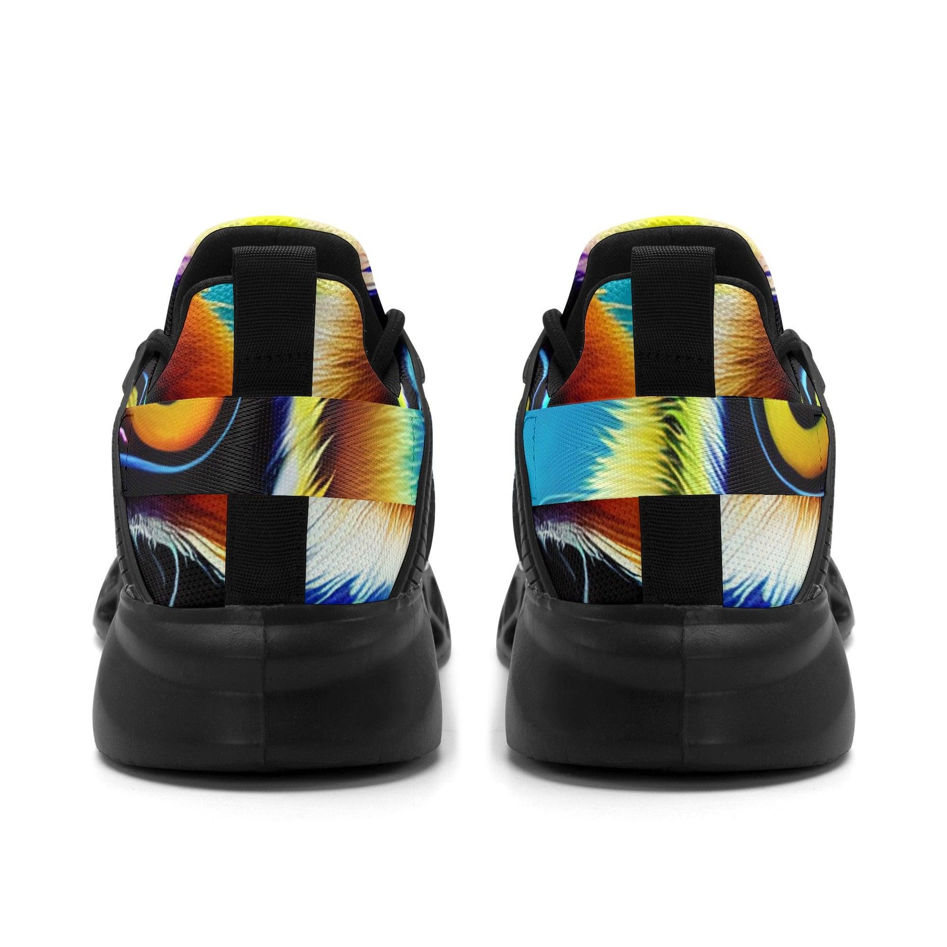 Men's Neon Wave New Elastic Sport Sneakers - GoAyeAye