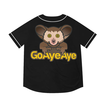 GoAyeAye Logo Men's Baseball Jersey (AOP) - GoAyeAye